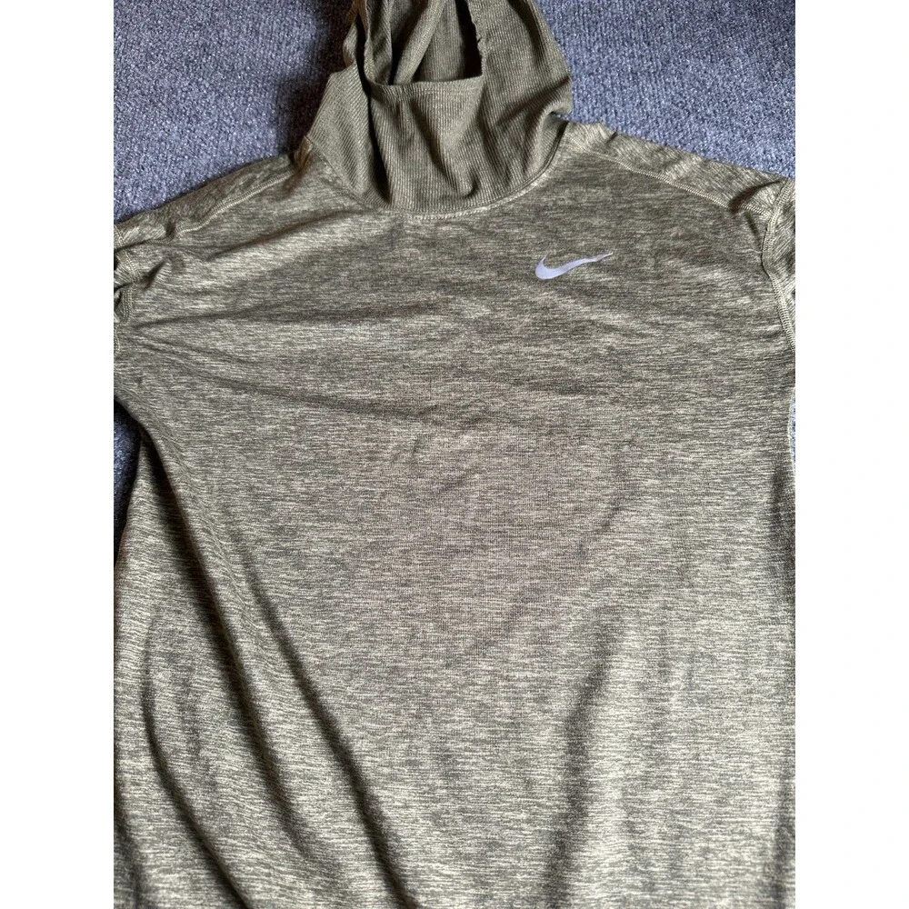 Nike Dri-Fit Women’s Heathered Green Lightweight Hoodie - Size XS